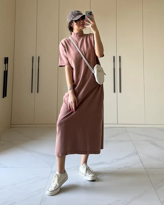 سارافون زنانه پشت چاک‌دار