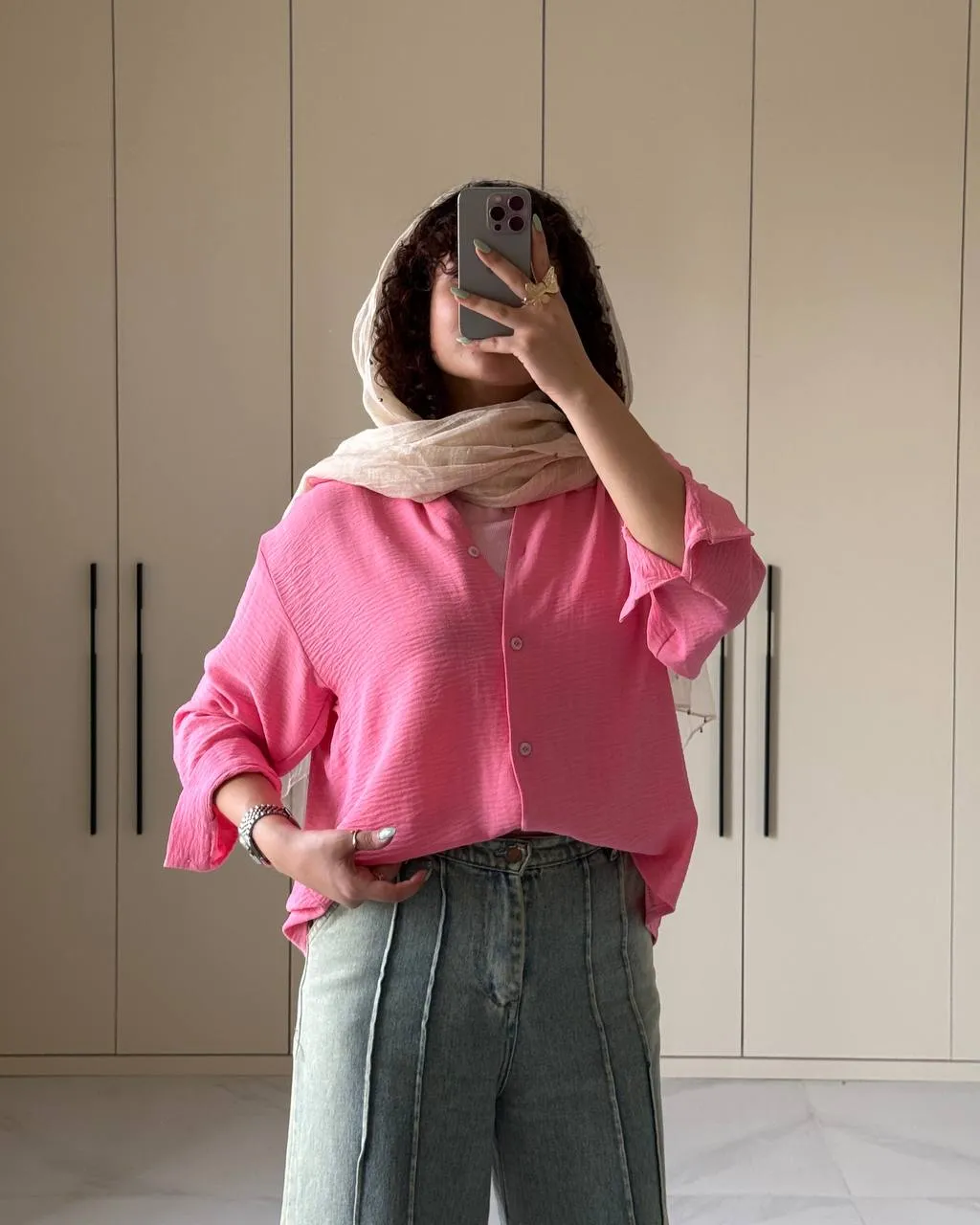 شومیز زنانه صورتی