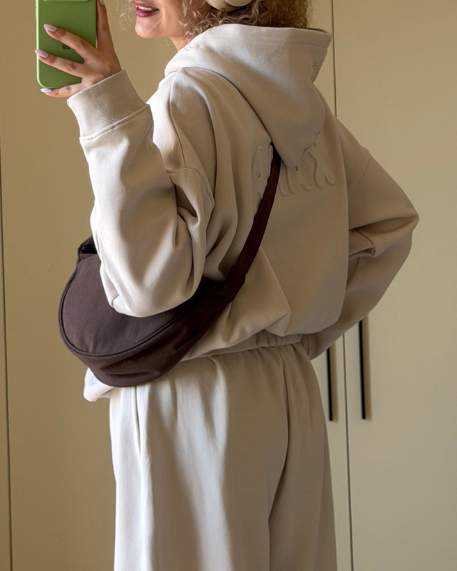 ست هودی و شلوار صدفی
